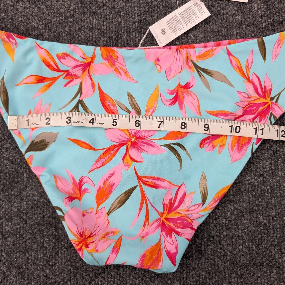 CUPSHE Bikini Bottom‎ M Multicolor Floral Swimwear - Picture 9 of 10